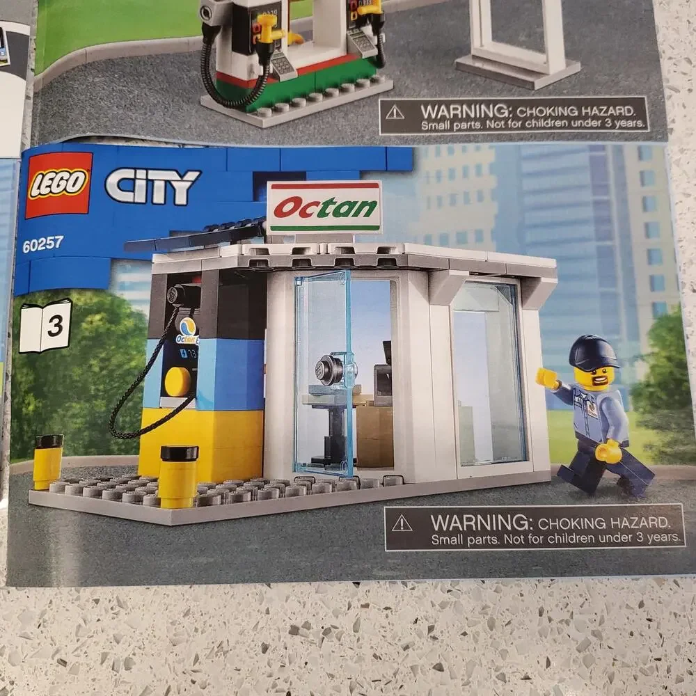 LEGO City Service Station 60257 Instruction Books Only Pretend Play Building